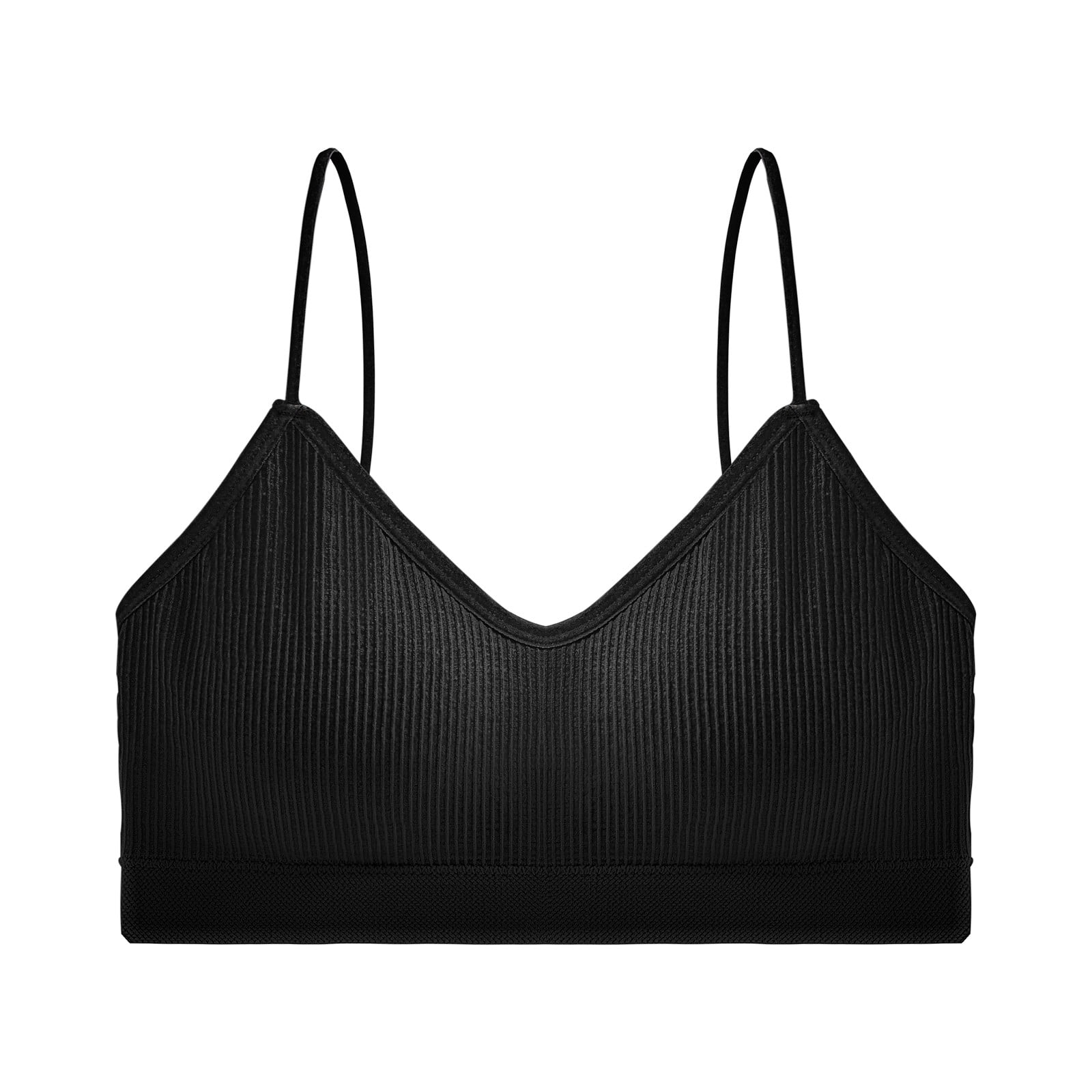 black wrap around bralette