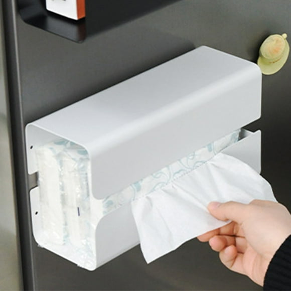 Clearance!Magnetic Glove Tissue Dispenser Paper Towel Holder Wall Mount Fridge Holder for Wipes, Napkin, Bathroom Organizer Home Office Kitchen Shelf Restaurant Supplies