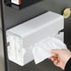 thumbnail image 4 of Campana Para Cocina Kitchen Tools Refrigerator Magnetic Paper Drawer Box Bathroom Washcloth Box Kitchen Multifunctional Storage Household Magnetic Paper Towel Box Open Ended Mo, 4 of 6