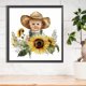 thumbnail image 3 of Pintura de diamante 5D DIY taladro redondo completo granja vaquero niños Kit decoración del hogar Hugtrwg Para estrenar, 3 of 9