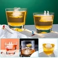 thumbnail image 3 of Bandejas de cubitos de hielo de silicona 3D, moldes de cubitos de hielo de oso polar y pingüino sin BPA para whisky escocés, paquete de 2 TUNC Sencillez, 3 of 5
