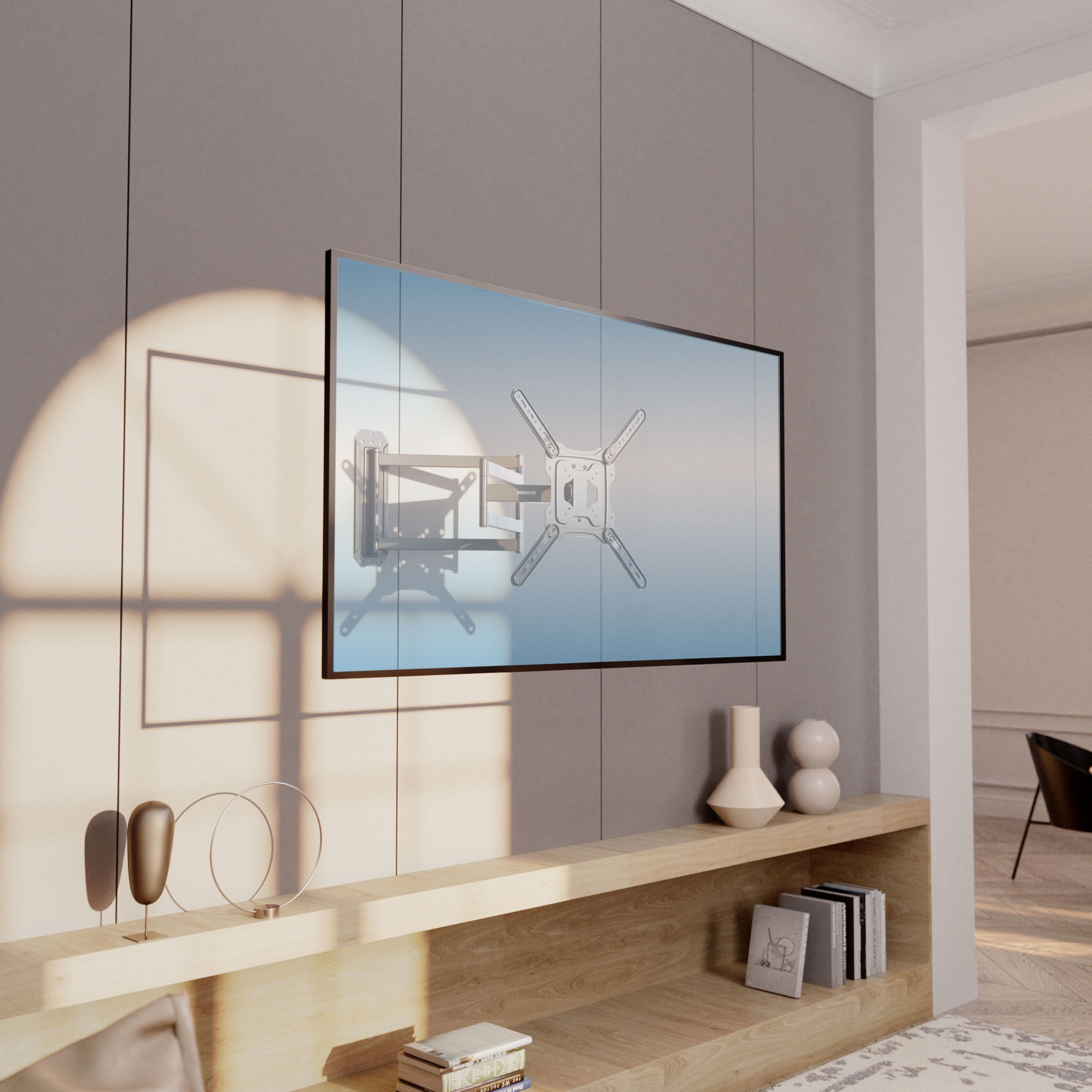 Full Motion TV Wall Mount with Extra Long Extension