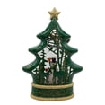 thumbnail image 3 of Kurt Adler 11.25-Inch Battery Operated Water Snowman Tree with Santa Sleigh, 3 of 4