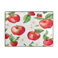 thumbnail image 5 of Yayeee Area Rugs for Living Room 5.2'x4' Non Slip Washable Bedroom Floor Carpet, White Apple Pattern, 5 of 5