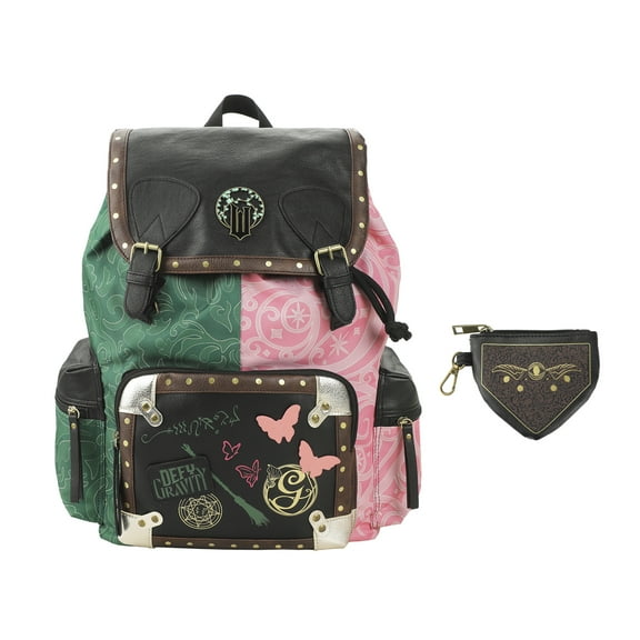 Wicked Magical Icons Spilt 18" Pink & Green Rucksack