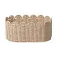 thumbnail image 1 of Cesta de almacenamiento tejida, práctica caja organizadora multiusos para decoración del hogar Grande, 1 of 9