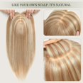 thumbnail image 4 of Toppers Aimeolyn para mujer, cabello humano real, 40 cm, 4 of 6