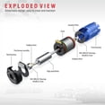 thumbnail image 2 of 13.5T 6800KV Sensored Motor sin escobillas sin sensor para 1/28 1/24 RC Car (Azul) Ehuebsd libre de BPA, 2 of 8