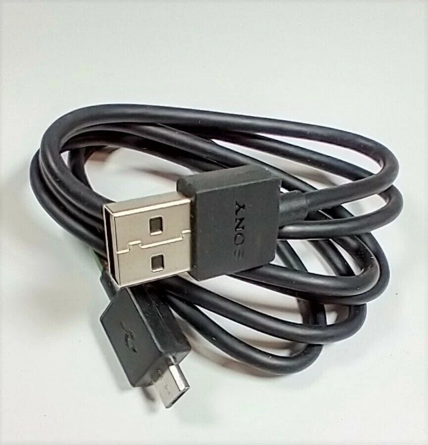Genuine Original Oem Sony Xperia T V Z Micro Usb Sync & Charge Data Cable Ec480