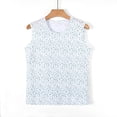 thumbnail image 5 of Bibifish Womens Tank Tops Crew Neck Printed Summer Tops Relaxed Fit Sleeveless Shirts Comfort Daily Sleep Tops, 5 of 5
