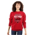 thumbnail image 3 of Wisconsin Wispy Pride Cool Athletic Sweatshirt for Men or Women Brisco Brands S, 3 of 6
