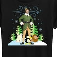 thumbnail image 3 of ELF - Christmas Buddy And Arctic Puppets - Women's Short Sleeve Graphic T-Shirt, 3 of 5
