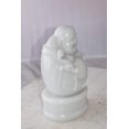 thumbnail image 4 of Nifao Buddha White Mounted on A Base Jade Statue – Home Decor Sculpture, 7"L x 5"W x 12"H, 4 of 11