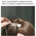 thumbnail image 2 of UV Light Hair Extension Machine - 405nm LED UV Light Extensions Kit - Portable Fast Curing Hair Extension UV Glue UV Light Wig Extension Handheld LED UV Lamp for Home Salon, 2 of 4