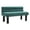 Green Chenille, variant on GZXS 51.77 Inch Dining Bench with Backrest, Upholstered Chenille Bench with Padded Seat and Rubber Wood Legs for Kitchen, Dining Room, Entryway or Living Room, Yellow
