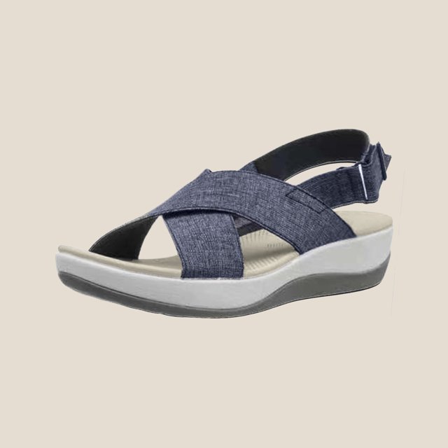 Zapatillas de verano para mujer, zapatos informales para mujer, sandalias con cuña de plataforma ligera Wmkox8yii nm7388