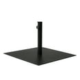 thumbnail image 4 of IVV Steel Umbrella Base, 24.5" Square Weighted Patio Parasol Stand for Outdoor, Backyard, Sun Shade Base w/Tightening Knob and Anchor Holes - Black, 4 of 9