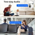 thumbnail image 5 of 1080P Security Camera Outdoor 360° View Pan/Tilt Camera for Home Security Outside with Color Night Vision, Motion Detection, 2-Way Talk, 2.4GHz Wi-Fi Y108, 5 of 6