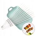 thumbnail image 2 of Yidarton Reusable BBQ Skewers Stainless Steel 35CM Meat Skewers Barbecue Skewers for Outdoor Camping BBQ Tools, Set of 20, 2 of 6