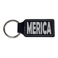 thumbnail image 3 of Keychain - Rectangle - Merica - Leather, 3 of 4
