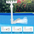 thumbnail image 2 of Pool Fountain for Inground Pools Universal Compatibility Pool Fountain Adjustable Pool Waterfall Sprinkler for Inground,1x five-head fountain + 1x second-level adapter, 2 of 6