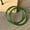 Dark Green, variant on Beautiful lady Natural Jade Solid Jingle Bracelet Vintage Simple Jade Bracelet-Light Green-54mm