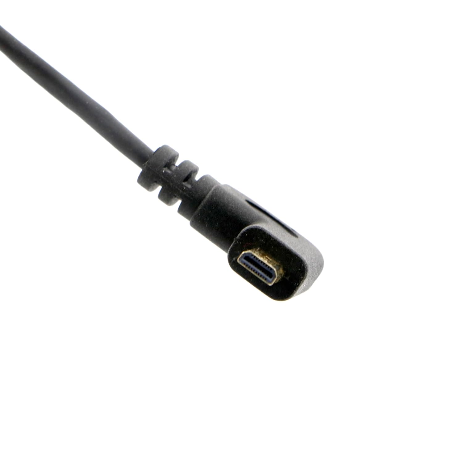 Alvin's Cables Micro HDMI to HDMI Cable 8K60P High-Speed 2.1 for Sony a7 IV FX30 ZV-E10, for Canon R5C R5 R6, for Atomos Shinobi Ninja V, 45cm/17.7in, Right Angle Micro HDMI