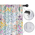 thumbnail image 4 of Blackout Kids Curtains,Pioneer Flower Floral Print Pattern Childrens Insulated Curtains Set Of 2,Bedroom Essentials,Toddler Room Decor 42"x54", 4 of 5