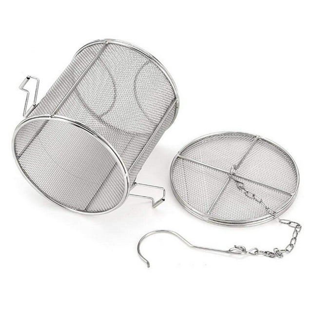PENIKOKO Herramienta De Filtrado Para Cocina En Acero Inoxidable Con Para Colgar Plateada