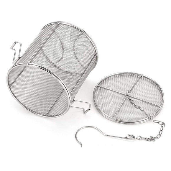 PENIKOKO Herramienta De Filtrado Para Cocina En Acero Inoxidable Con Para Colgar Plateada