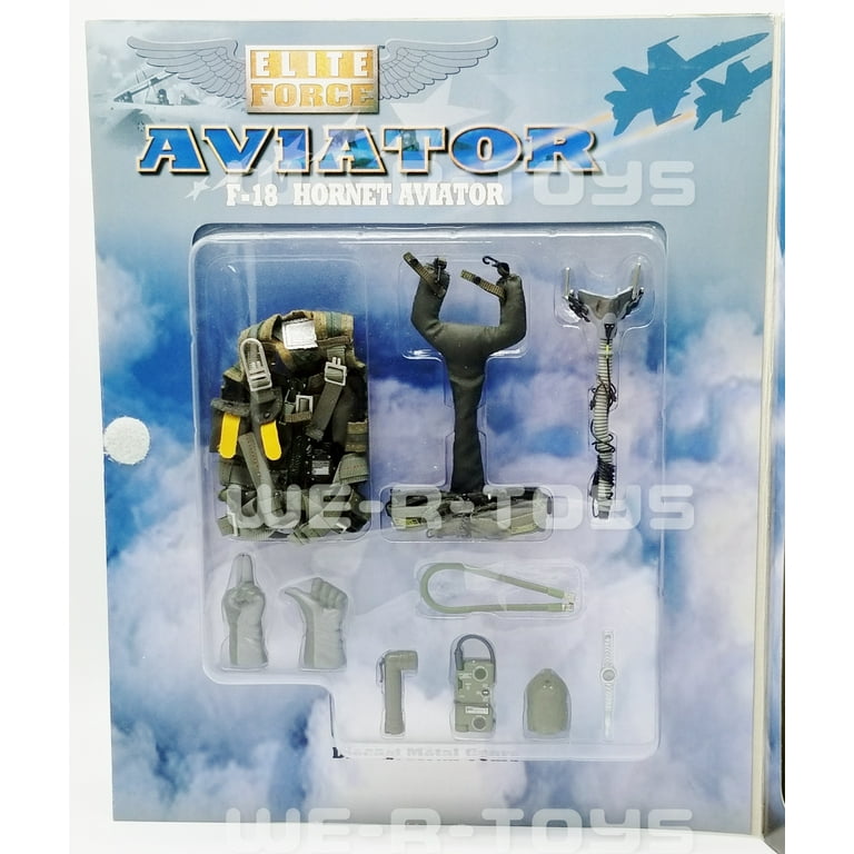 Elite Force F-18 Hornet Aviator Cougar Action Figure w Elite Force F-18 Hornet Aviator Cougar Action Figure w