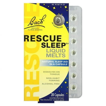 Bach Rescue Natural Sleep Remedy, Liquid Melts, 28 count []