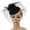 Black, variant on IDALL Fascinators Hats Tea Party Hats Fascinators Hats Pillbox Hat Cocktail Tea Party Headwear for Girls and Women Party Hats Fascinator Headband Black One Size
