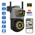 thumbnail image 2 of Cámara Vigilancia Exterior H10 360° Ptz 5g Wifi 8mp Full Hd  Lab.G, Negro Gris, 2 of 5