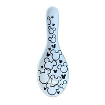 Disney Mickey and Minnie Mouse Ceramic 9-Inch Spoon Rest, White