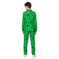 thumbnail image 2 of Suitmeister The Riddler Boy's Fancy-Dress with All Over Question Mark Design for Children, Size 4-6, 2 of 3