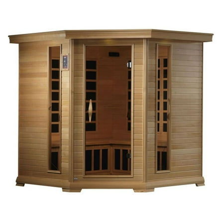 Golden Designs Inc. 4-5 Person FAR Infrared Corner Sauna