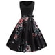 thumbnail image 1 of Vestido de columpio sexy sin mangas con cuello en V estampado vintage de moda para mujer Fridja  hj4674, 1 of 8