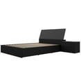 thumbnail image 1 of Nexera Porter Ensemble de Chambre de Rangement Réversible 3 Pcs, Noir, Grand Lit, 1 of 8