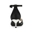 thumbnail image 2 of BLISSFUL STEP Women's Satin Rhinestone Stiletto Heel Sandals, 2 of 7