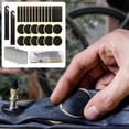 thumbnail image 2 of FlyFlise Bike Pre-Bonded Patch Puncture Repair kit，Bicycle Inner Tube Repair kit， Include tire tie rods, tire Patches, Metal Files and Portable case.30 Pieces, 2 of 8
