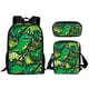 thumbnail image 3 of Dinosaur Backpack with Lunch Bag Pencil Case Primary Middle School Students Boys Girls Kids Cartoon Dinosaur School Bag 3pcs Set, 3 of 4