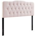 thumbnail image 1 of Modway Annabel Full Diamond Tufted Performance Velvet Headboard in Pink, 1 of 7