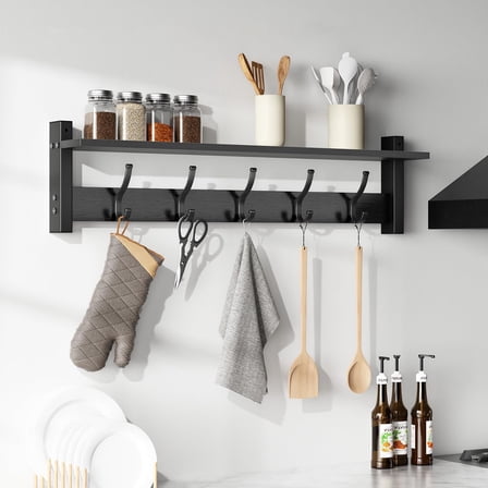 29-Inch Wall-Mounted Coat Rack