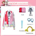 thumbnail image 3 of Ropa de cosplay de One Piece UTA, versión teatral, película, hija roja de Red Shanks, conjunto de ropa, peluca, alas, niños, adultos, vestido, juguete de regalo, 3 of 5