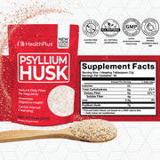 Health Plus Inc 100 Pure Psyllium Husk 24 oz 680 g