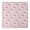 Pink Cartoon Unicorn-2, variant on Pink Cartoon Unicorn Horn Flower Pattern Square Fitted Tablecloth with Elastic Edge,Square Table Cover,Washable Elastic Table Cover for Home Kitchen Party Decor 34"x34"