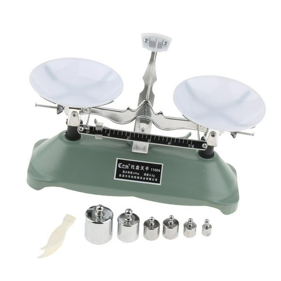 200 Gram Mechanical Table Balance Scale With 6 Weights Standards for School