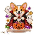 thumbnail image 2 of Halloween Christmas Diamond Art Painting Kit for Adults Acrylic Tabletop Ornament with Stand, Sparkling Resin Diamonds DIY Craft for Home Desk Shelf Decor Gift by OVFUIZ, 2 of 8