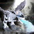 thumbnail image 3 of Dinosaurios mecánicos de gran tamaño con luz y sonido, dibujos animados, interesante robot electrónico que camina, pterosaurios, juguetes para niños pequeños, regalos de cumpleaños, 3 of 8